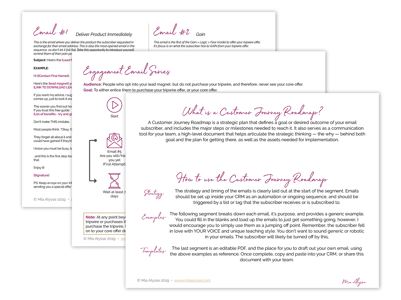 Mia Alysse Consulting - Customer Journey Roadmap